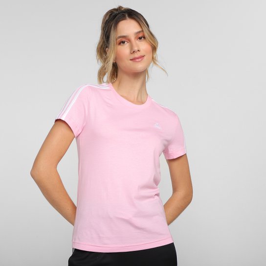 Camiseta Adidas 3 Listras Feminina