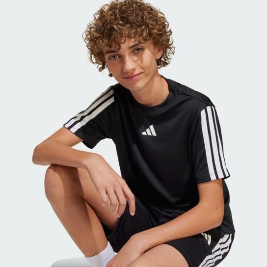Camiseta Adidas 3 Listras TR-Essentials Infantil