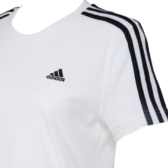 Camiseta Adidas 3 Stripes Feminina