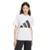 Camiseta Adidas Algodão Essentials Big Logo Feminina - Branco