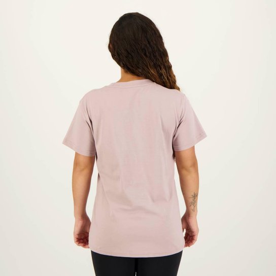 Camiseta Adidas Big Logo Feminina Lilás