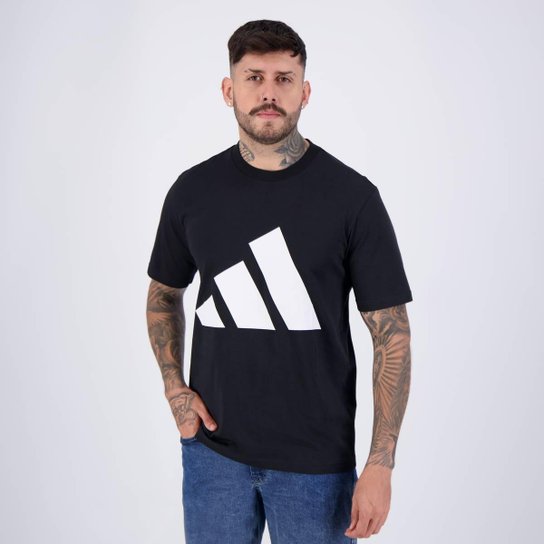 Camiseta Adidas Big New Logo Preta
