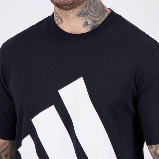 Camiseta Adidas Big New Logo Preta