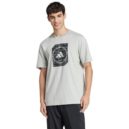 Camiseta Adidas Camo Box Masculina