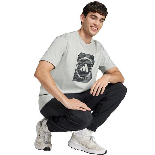 Camiseta Adidas Camo Box Masculina