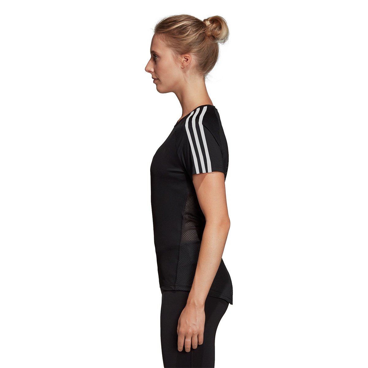camiseta adidas stripes feminina