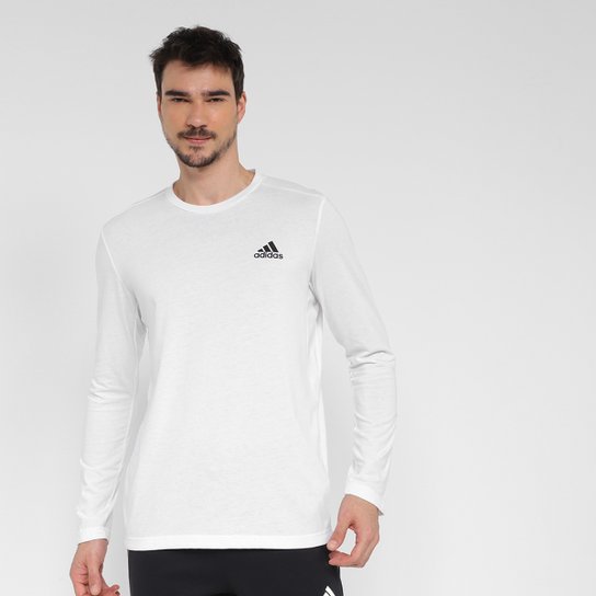 Camiseta Adidas D2M Feelready Manga Longa Masculina
