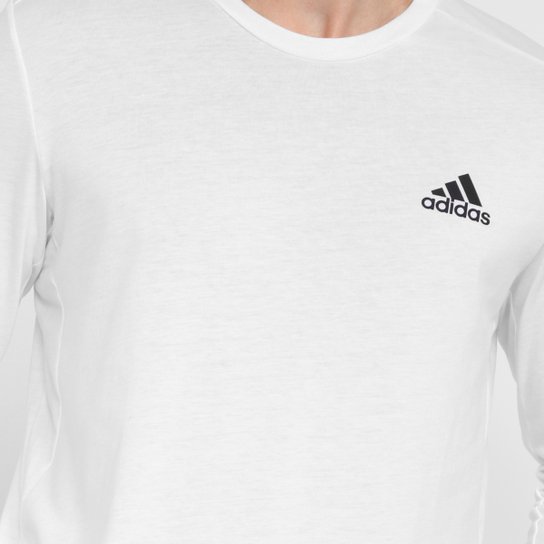 Camiseta Adidas D2M Feelready Manga Longa Masculina