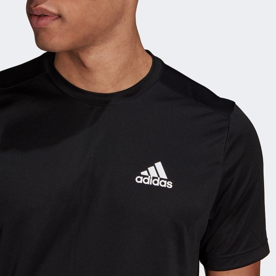 Camiseta Adidas D2M Plain Masculina