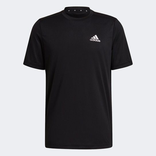 Camiseta Adidas D2M Plain Masculina