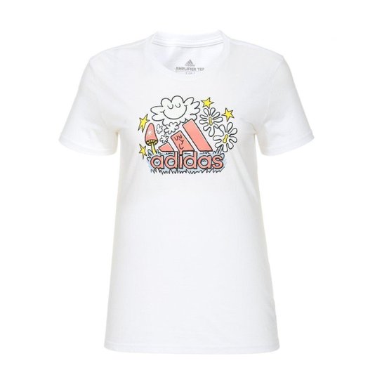 CAMISETA ADIDAS DOODLE FILL FEMININA TAMANHO M