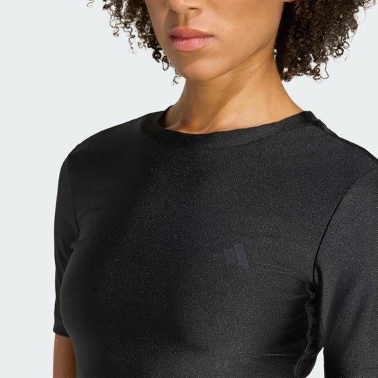 Camiseta Adidas Essentials de Treino Shine Feminina
