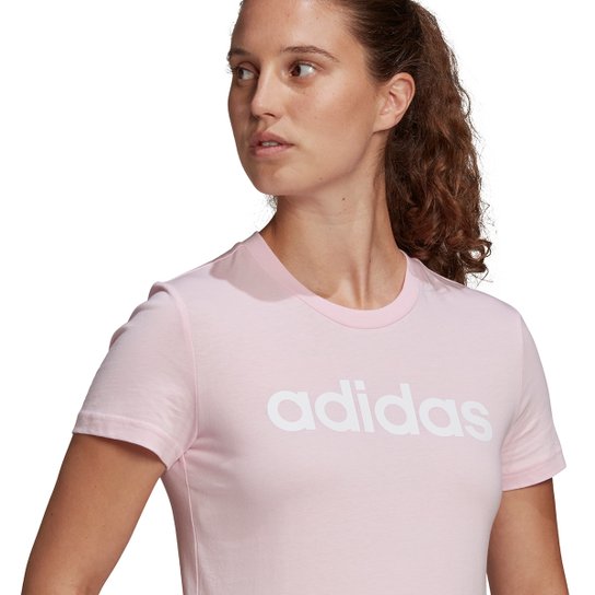 Camiseta Adidas Essentials Linear Feminina