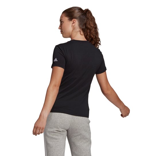 Camiseta Adidas Essentials Linear Feminina