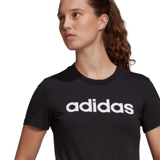 Camiseta Adidas Essentials Linear Feminina