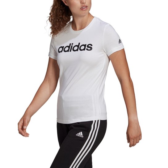 Camiseta Adidas Essentials Linear Feminina