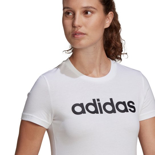 Camiseta Adidas Essentials Linear Feminina