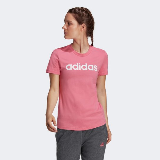 Camiseta Adidas Essentials Linear Feminina