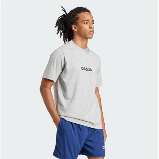 Camiseta Adidas Essentials Linear Single Jersey - JE9002