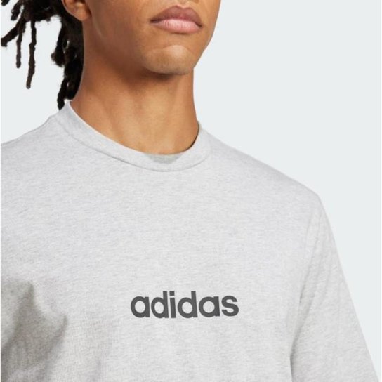 Camiseta Adidas Essentials Linear Single Jersey - JE9002