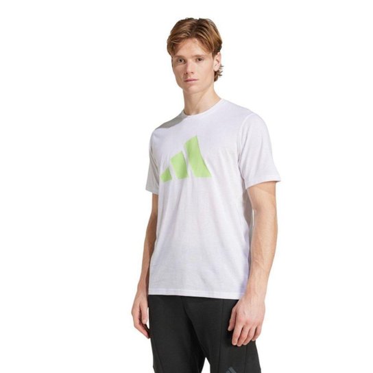 Camiseta Adidas Essentials Logo Masculina - Branco M
