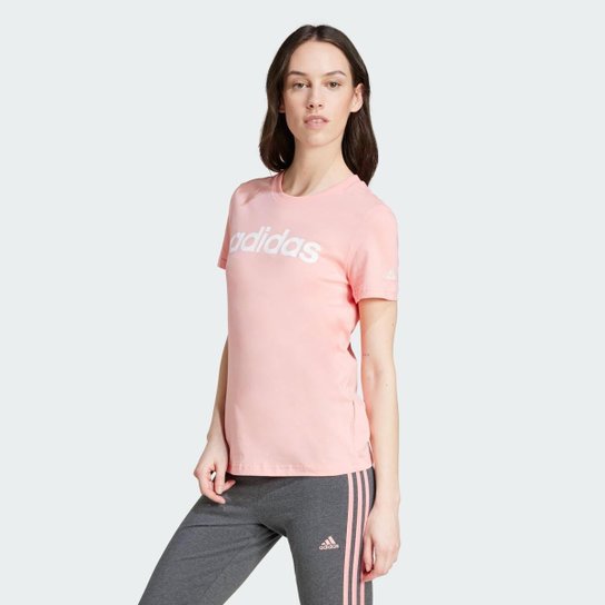 Camiseta Adidas Essentials Slim Logo Feminina