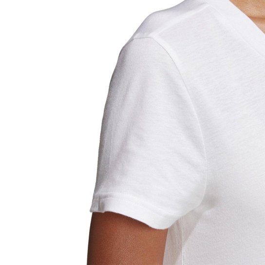 Camiseta Adidas Estampa Logo Slim Feminina