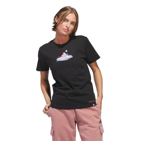 Camiseta Adidas Estampada All Day I Dream About Summer Feminina