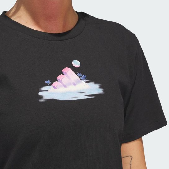 Camiseta Adidas Estampada All Day I Dream About Summer Feminina