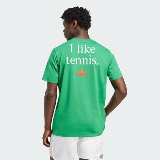 Camiseta Adidas Estampada Tennis Masculina
