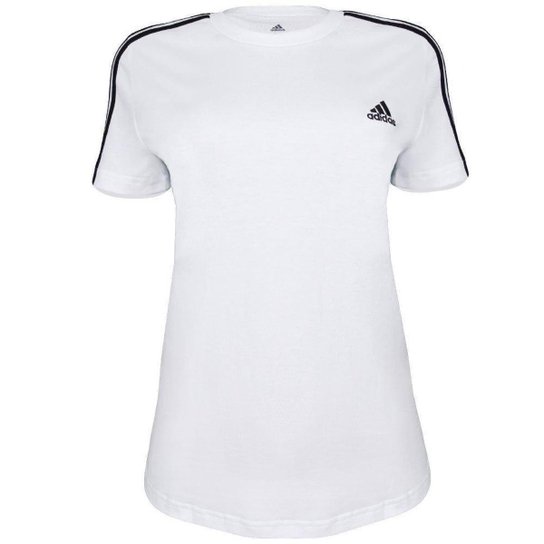 Camiseta Adidas Feminina 3 Listras