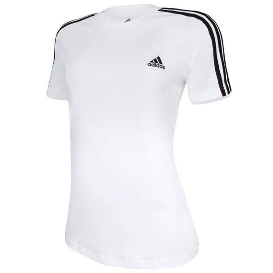 Camiseta Adidas Feminina 3 Listras