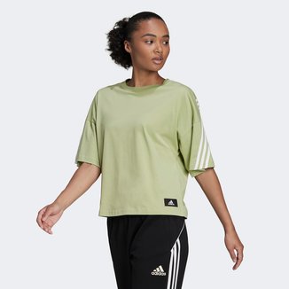 Camiseta Adidas Future Icon com Listra Feminina