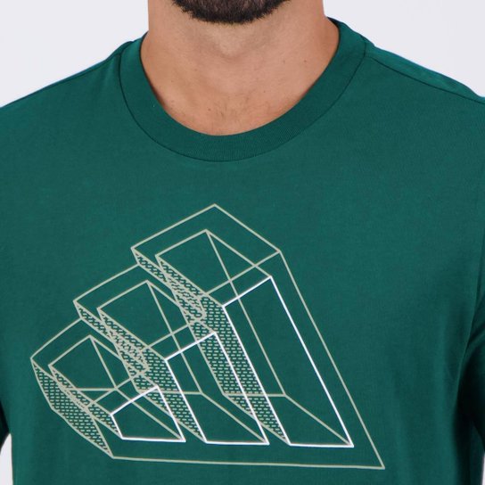 Camiseta Adidas Grafica Fill Verde