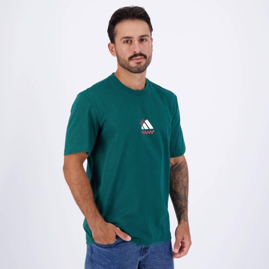 Camiseta Adidas Gráfica Pizza Verde