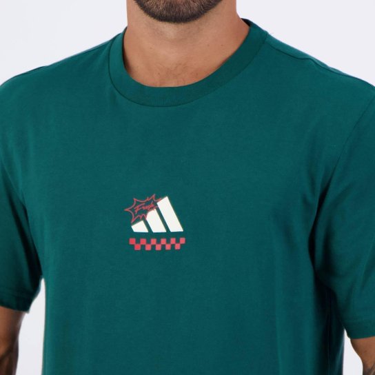 Camiseta Adidas Gráfica Pizza Verde