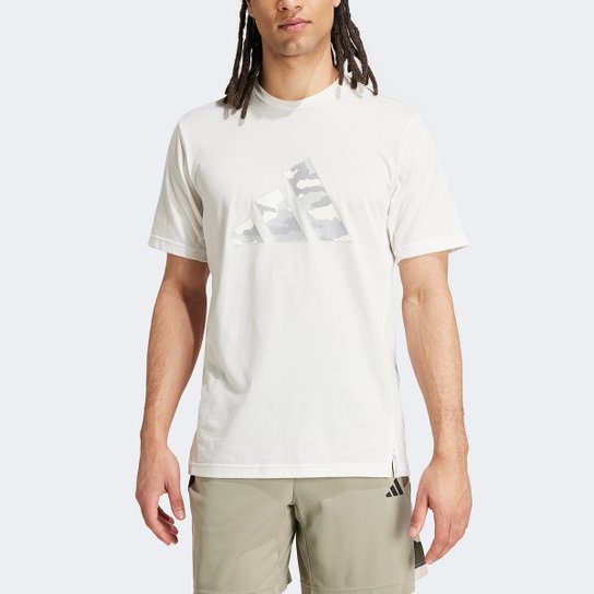 Camiseta Adidas Logo Camuflada Masculina