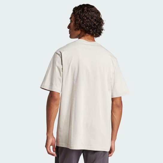 Camiseta Adidas Logo Linear Bege