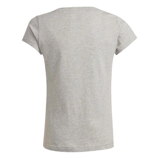 Camiseta Adidas Logo Linear Feminino Cinza