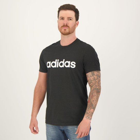 Camiseta Adidas Logo Linear II Preta