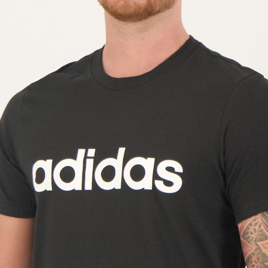 Camiseta Adidas Logo Linear II Preta
