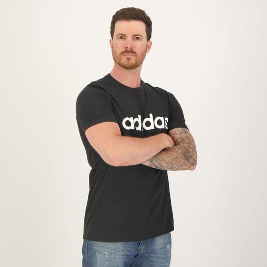 Camiseta Adidas Logo Linear II Preta