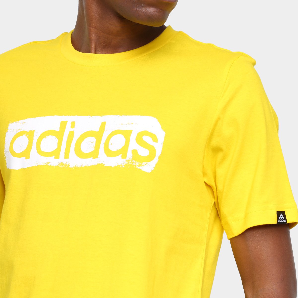 camiseta adidas logo linear
