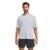 Camiseta Adidas Malha Elástica D4T Primelift Essentials Workout Masculina - Cinza+Prata