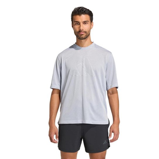 Camiseta Adidas Malha Elástica D4T Primelift Essentials Workout Masculina