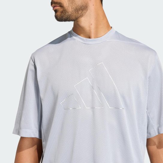 Camiseta Adidas Malha Elástica D4T Primelift Essentials Workout Masculina