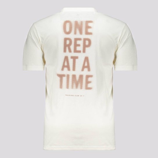 Camiseta Adidas One Rept a Time Off-White