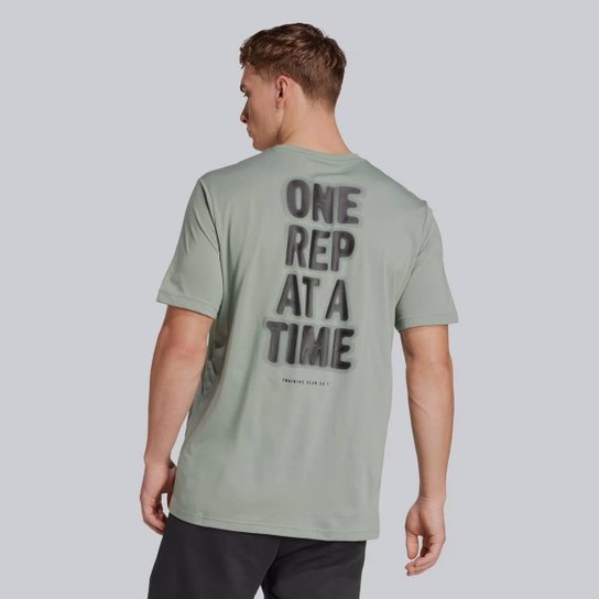Camiseta Adidas One Rept a Time Verde