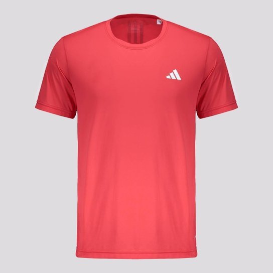 Camiseta Adidas Own The Run 3S Vermelha