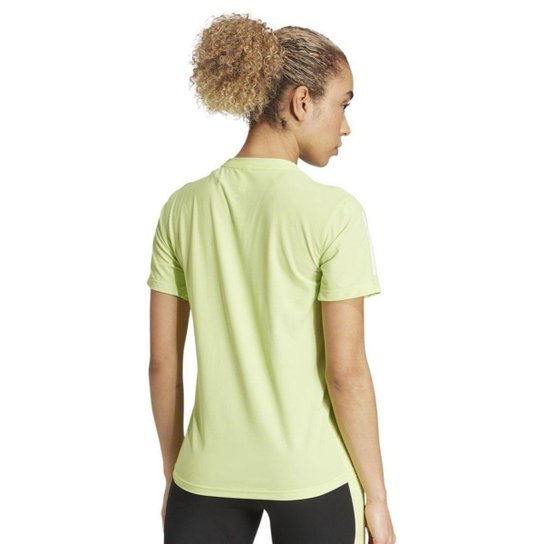 Camiseta Adidas Own the Run Feminina - Preto e Verde PP